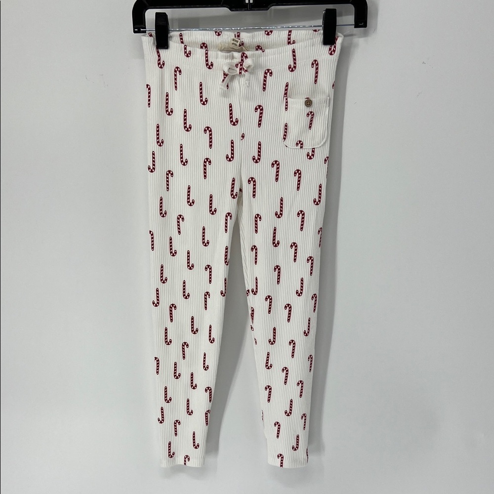 Jessica Simpson Candy Cane pajama pants girls 7/8